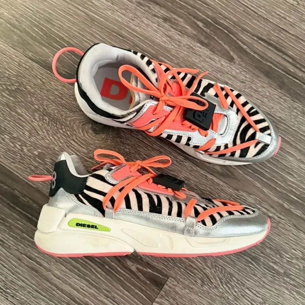 Diesel S-Serendipity LC Evo W Womens White Leather Lifestyle Sneakers Shoes